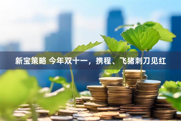 新宝策略 今年双十一，携程、飞猪刺刀见红